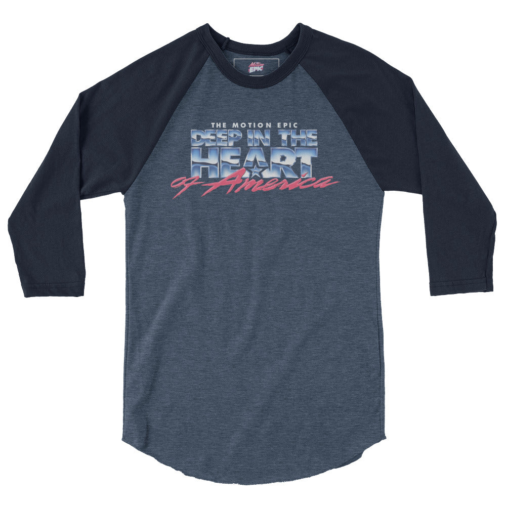 Deep in the Heart of America - Baseball Tee